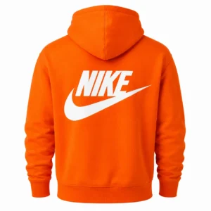orange nike hoodie back