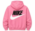 pink nike hoodie back