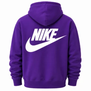 purple nike hoodie back