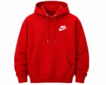 red nike hoodie