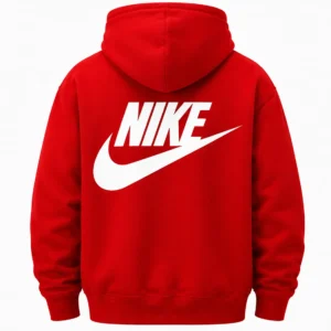 red nike hoodie back