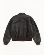 Stussy Fur Lined Flight Jacket Brown Back